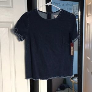 Denim top